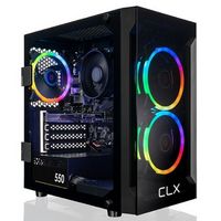 CLX - SET Gaming Desktop - AMD Ryzen 7 5700G - 16GB Memory - Radeon Graphics Shared - 1TB M.2 NVM...