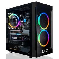 CLX - SET Gaming Desktop - Intel Core i7 10700F - 16GB Memory - NVIDIA GeForce RTX 3050 - 500GB M...