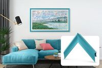Deco TV Frames - Alloy Prismatic Bezel for Samsung The Frame TV - 43" - Caribbean Turquoise