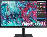 Samsung - 27&quot; ViewFinity S8 4K UHD IPS Thunderbolt4 HDR10 with Speakers - Black