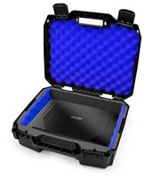 CASEMATIX - Hard Shell Case with Shock-Absorbing Foam Fits up to 15" Inch Laptop and Accessories ...