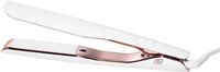 T3 - Smooth ID 1” Smart Flat Iron with Touch Interface - White &amp; Rose Gold