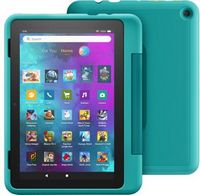 Amazon - Fire HD 8 Kids Pro Ages 6-12 (2022) 8&quot; HD tablet with Wi-Fi 32 GB - Hello Teal