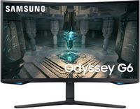 Samsung - Odyssey G6 27” Curved QHD FreeSync Premium Pro Smart 240Hz 1ms Gaming Monitor with HDR6...