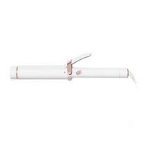 T3 - SinglePass Curl 1.5” Ceramic Long Barrel Curling and Wave Iron - White &amp; Rose Gold