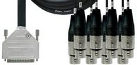 Cordial - 8-Channel Analog Breakout Cable - Black