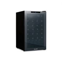 NewAir - 51-Bottle Wine Cooler with Mirrored Double-Layer Tempered Glass Door &amp; Compressor Coolin...