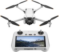 DJI - Mini 3 Drone and Remote Control with Built-in Screen - Gray
