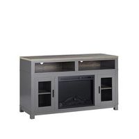 Ameriwood Home - Carver Electric Fireplace TV Stand - Gray
