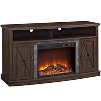 Ameriwood Home - Barrow Creek Electric Fireplace TV Stand - Espresso