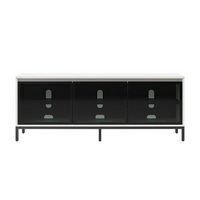 Alphason - 68&quot; Media Console for TVs up to 77&quot; - White