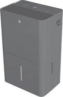 GE - 50-Pint Energy Star Portable Dehumidifier with Smart Dry for Wet Spaces - Grey