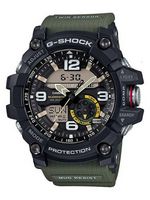 Casio - Men%27s G-Shock Mudmaster Twin-Sensor Analog-Digital 55mm Watch - Green