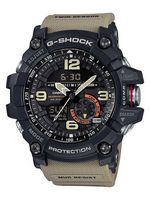 Casio - Men%27s G-Shock Mudmaster Twin-Sensor Analog-Digital 55mm Watch - Tan