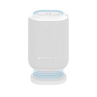 Monster - DNA ONE Portable Bluetooth Speaker with Qi Wireless Charging - White