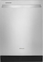 Whirlpool - 24" Top Control Built-In Stainless Steel Tub Dishwasher with Boost Cycle and 55 dBA -...