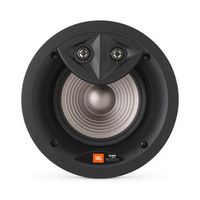 JBL - Studio 2 6.5" 2-Way Dual-Tweeter In-Ceiling Speaker - Black