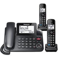 Panasonic - KX-TGF892B DECT 6.0 Expandable Corded/Cordless Phone System with Bluetooth Pairing fo...