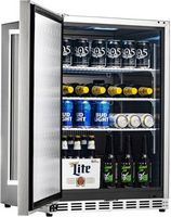 NewAir - 160-Can Built-In Commercial Grade Wine and Beverage Cooler with Weatherproof Design for ...