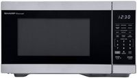 Sharp 1.1 cu. ft Stainless Countertop Microwave Works with Alexa - Stainless Steel