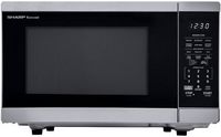 Sharp 1.4 cu. ft. Stainless Countertop Microwave Works with Alexa - Stainless Steel