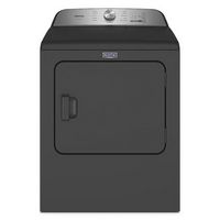 Maytag - 7.0 Cu. Ft. Electric Dryer with Steam and Pet Pro System - Volcano Black