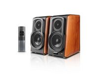 Edifier - S1000W 2.0 Hi-Res Bookshelf Speakers (Pair) - Wood