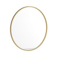 Alamont Home - Julianne 30" Round Wall Mounted Mirror - Gold