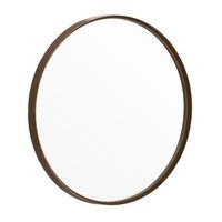 Alamont Home - Jennifer 27.5&quot; Round Wall Mounted Mirror - Brushed Bronze