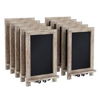 Alamont Home - Canterbury 9.5"W x 1.88"D x 14"H Magnetic Tabletop Chalkboard (set of 10) - Weathe...