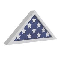 Alamont Home - Sheehan 17.5"W x 3"D x 12.5"H Flag Case - White