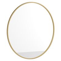 Alamont Home - Julianne 36&quot; Round Wall Mounted Mirror - Gold