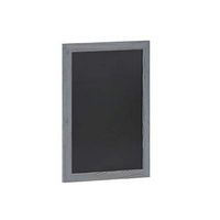 Alamont Home - Canterbury 18&quot;W x 0.75&quot;D x 24&quot;H Magnetic Wall Mounted Chalkboard - Grey