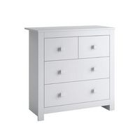 CorLiving - Madison 4-Drawer Dressers - White
