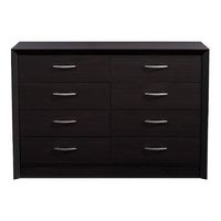 CorLiving - Newport 8 Drawer Dresser - Black