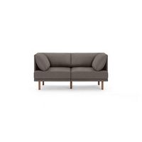 Burrow - Contemporary Range 2-Seat Sofa - Heather Charcoal