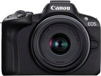 Canon - EOS R50 4K Video Mirrorless Camera 2 Lens Kit with RF-S18-45mm and RF-S55-210mm Lenses - ...