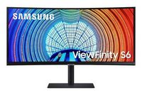 Samsung - ViewFinity S65UA 34" LED Curved Ultra-WQHD FreeSync Monitor with HDR10 (USB Type-C, HDM...