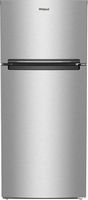 Whirlpool - 16.3 Cu. Ft. Top-Freezer Refrigerator - Stainless Steel