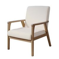 Brookside - Lara Exposed Arm Accent Chair - Cream