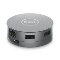 Dell - DA305 6-in-1 USB-C Multiport Adapter Docking Station - Gray