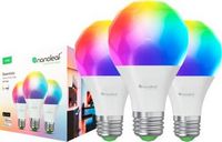 Nanoleaf - Essentials A19 Smart LED Bulb Thread & Matter Compatible (3 Pack) - Multicolor