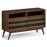 Simpli Home - Clarkson Acacia Wood 54 inch Wide Mid Century Design TV Media Stand For TVs up to 6...