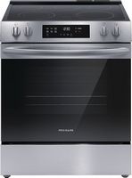 Frigidaire - 5.3 Cu. Ft. Freestanding Electric Range with Steam-cleaning and EvenTemp - Stainless...
