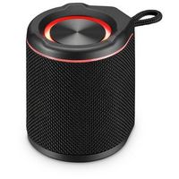 iLive - Light Up Wireless Waterproof Fabric Speaker - Black