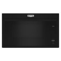 Maytag - 1.1 Cu. Ft. Over-the-Range Microwave with Flush Built-in Design - Black