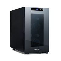 NewAir - Shadow T-Series 8-Bottle Wine Cooler with Triple-Layer Tempered Glass Door and Ultra-Qui...