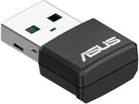 ASUS - USB-AX56 Nano AX1800 Dual-Band Wi-Fi 6 USB Network Adapter - Black