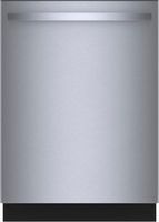 Bosch - 100 Series Premium 24" Top Control Smart Built-In Hybrid Stainless Steel Tub Dishwasher w...