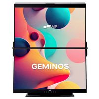 Mobile Pixels - Geminos 24" LED Dual-Screen Monitor - Black